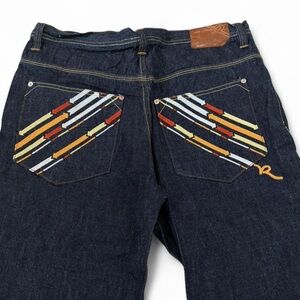 Y2K Rocawear dark blue skater baggy jeans size 36